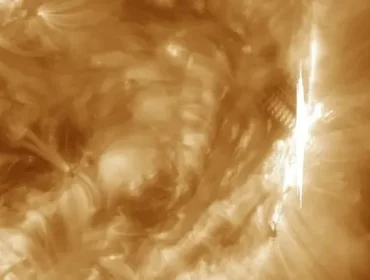 Badai Matahari Oktober 2024. (Foto: NASA/SDO)