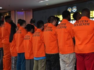 Ratusan WNA terjaring dalam operasi wirawaspada. (Foto: Imigrasi)