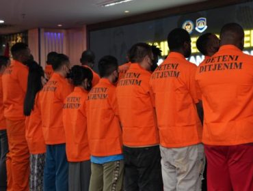 Ratusan WNA terjaring dalam operasi wirawaspada. (Foto: Imigrasi)
