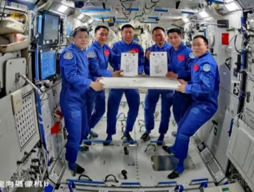 3 Astronot China Terdampar di Antariksa, Pesawat Diduga Rusak (Foto: CNSA)