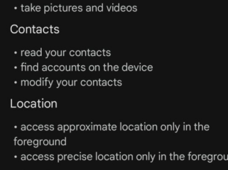 Akses yang diminta aplikasi Gojek. Apakah harus waspada? (Foto: via X)