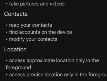 Akses yang diminta aplikasi Gojek. Apakah harus waspada? (Foto: via X)