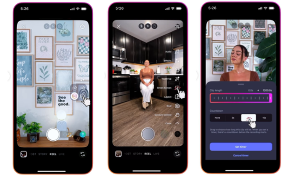Instagram meningkatkan durasi video Reels sampai 20 menit Foto: (Kompas.com/Lely Maulida)