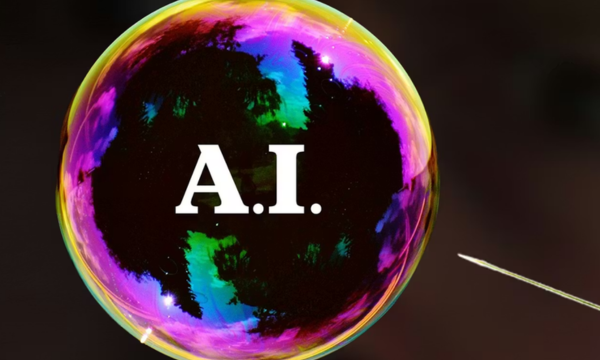 Ilustrasi AI Bubble.(Foto: paddle.com)