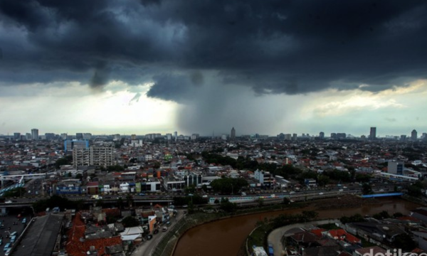 Ilustrasi Cuaca Ekstrem. Foto: Rifkianto Nugroho/detikcom