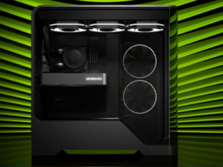 Ilustrasi tampilan GPU RTX 5060 series di PC. (Foto: Nvidia)