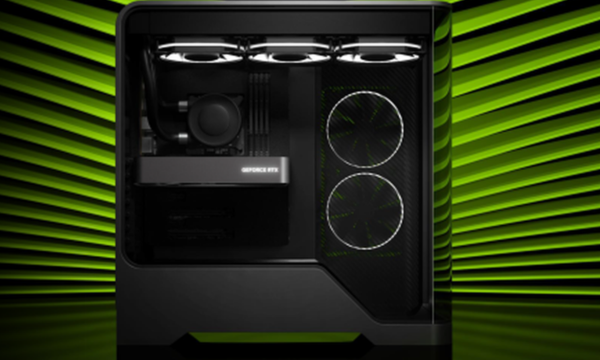 Ilustrasi tampilan GPU RTX 5060 series di PC. (Foto: Nvidia)