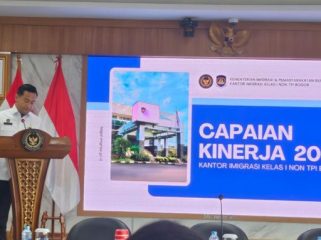 Kepala Imigrasi Bogor Ritus Ramadhana. (foto:rhey)