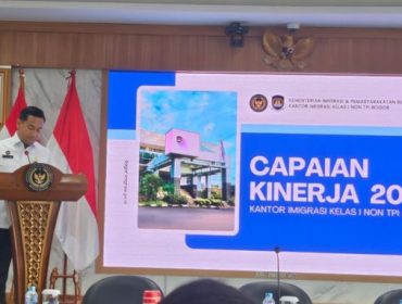 Kepala Imigrasi Bogor Ritus Ramadhana. (foto:rhey)