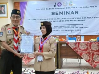 Kapusdiklatcab Pramuka Kota Bogor Susi. (foto: ist)