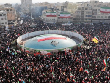 Protes anti pemerintah di Iran. Foto: via REUTERS/Stringer