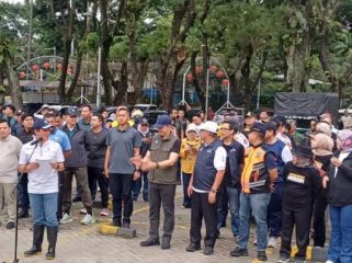 korvey kebersihan kota bogor. (foto: ist)