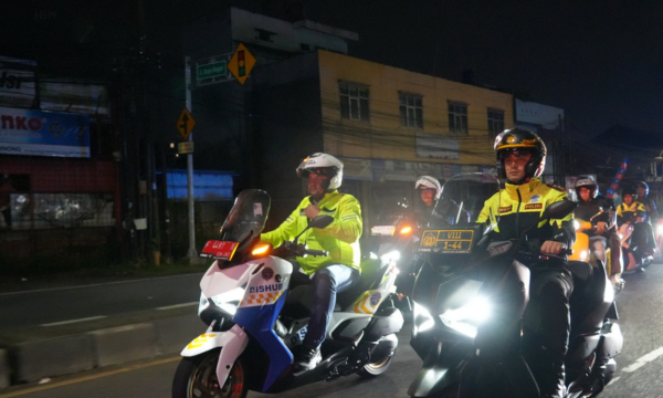 Bupati Bogor Rudy Susmanto patroli malam. (foto: ist)