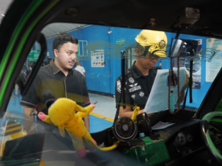 Komisi II DPRD Kota Bogor sidak uji kir dishub. (foto: hmp)