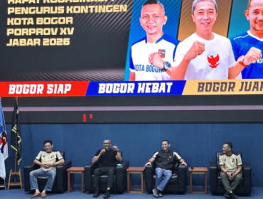 rakor pengurus kontingen kota bogor. (foto:ald)