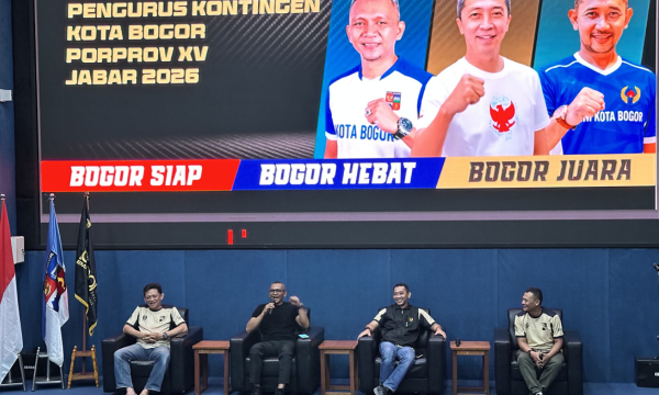 rakor pengurus kontingen kota bogor. (foto:ald)