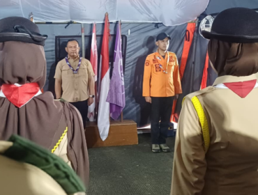 Pramuka Tangguh Bencana. (foto ist)