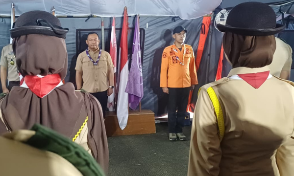 Pramuka Tangguh Bencana. (foto ist)