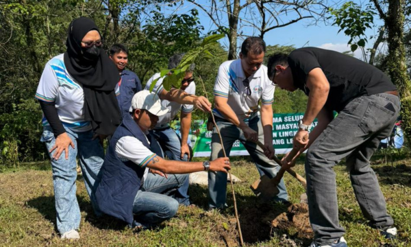sentul city tanam pohon (foto: ist)