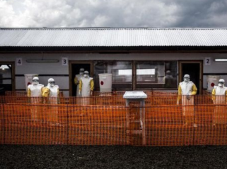 Ilustrasi. Kemenkes RI meningkatkan kewaspadaan menyusul penetapan wabah Ebola di Kongo dan Uganda sebagai darurat kesehatan global oleh WHO. (Foto: John WESSELS / AFP)