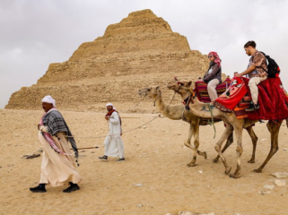 Penemuan Mengejutkan di Balik Kokohnya Piramida Mesir (Foto: Nurettin Boydak/Anadolu via Getty Images)
