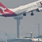 Ilustrasi pesawat maskapai asal Australia, Qantas. (Foto: AFP Photo/Peter Parks)