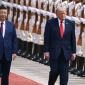Trump Bawa Bos Tesla, Apple, dan Nvidia Temui Xi Jinping, Ini Tujuannya (Foto: AFP/BRENDAN SMIALOWSKI)