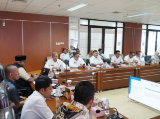 DPRD Kota Bogor bahas DTSEN. (foto: humpro)