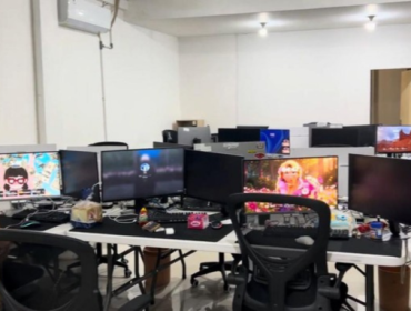 Kantor di Solo Baru, Sukoharjo, yang menjadi lokasi jaringan 
scammer internasional (Foto: dok. Polda Jateng)
