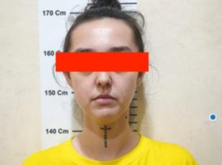 Mantan artis Fabiola Elizabeth jadi tersangka scammer internasional 
dengan korban warga AS (Foto: Dok. Polda Jateng)

