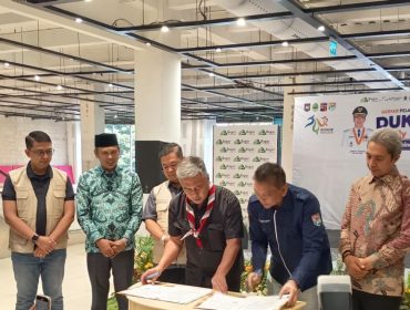mou pramuka dan disdukcapil. (foto: ist)