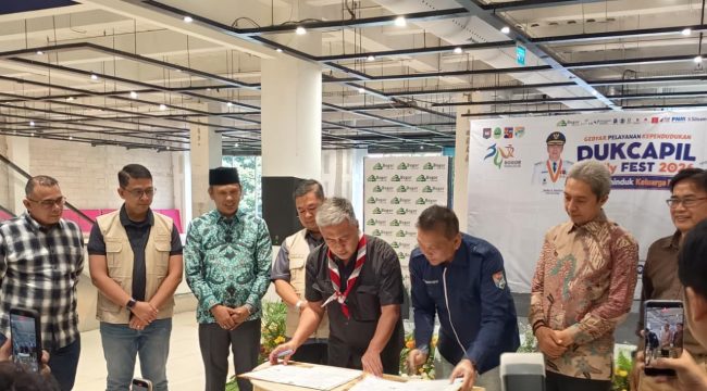 mou pramuka dan disdukcapil. (foto: ist)