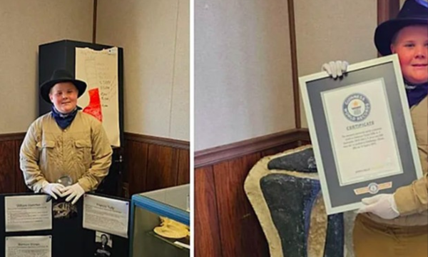 Bocah 9 Tahun Bikin Museum dan Sabet Guiness World Record (Foto: Guiness World Records)