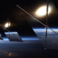 Ilustrasi konstelasi cermin luar angkasa (Foto: Reflect Orbital)