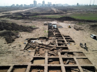 Ilustrasil Penemuan kota Bizantium di Oasis Dakhla, Mesir, menawarkan 
wawasan baru tentang kehidupan abad ke-4 dan ke-5 M. (Foto: 
REUTERS/Amir Cohen)
