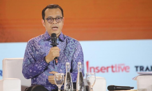 Wamenkomdigi Nezar Patria mengungkap penipuan online di Indonesia telah 
merugikan masyarakat hingga Rp7,5 triliun. (Foto: CNBC Indonesia/Faisal 
Rahman)
