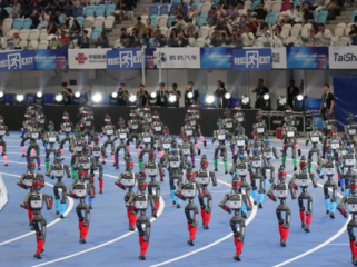 2.056 Robot Humanoid Bertanding di Beijing (Foto: ANTARA FOTO/Desca Lidya Natalia)