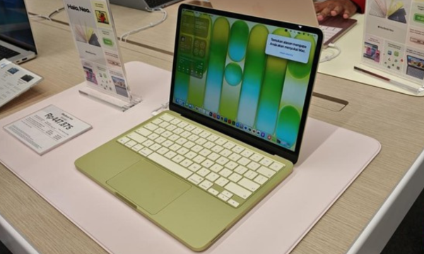 Apple mencatat pertumbuhan penjualan iPhone dan Mac yang kuat, namun 
diperkirakan akan melambat akibat keterbatasan pasokan cip. (Foto: CNN 
Indonesia/Loamy N)
