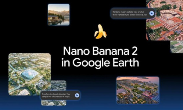 Google menarik fitur pembuatan gambar Nano Banana 2 dari Google Earth 
setelah pengguna menyebarkan gambar menyesatkan. (Foto: Blog Google)

