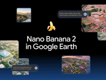 Google menghadirkan fitur pembuatan gambar Nano Banana 2 ke Google 
Earth. (Foto: Blog Google)
