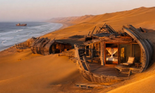 Unik! Hotel Ini Dirancang 'Menghilang' di Gurun Namibia (Foto: ClickPetroleoeGas)