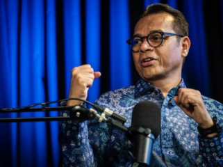 Wamenkomdigi Nezar Patria menekankan pentingnya kolaborasi dalam 
menciptakan AI driven security di Indonesia. (Foto: ANTARA FOTO/BAYU 
PRATAMA S)
