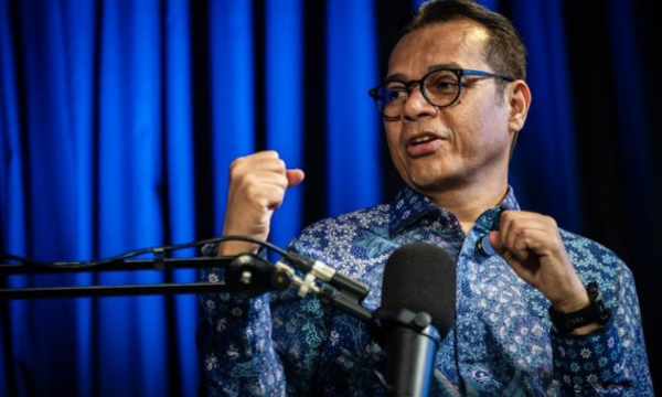 Wamenkomdigi Nezar Patria menekankan pentingnya kolaborasi dalam 
menciptakan AI driven security di Indonesia. (Foto: ANTARA FOTO/BAYU 
PRATAMA S)
