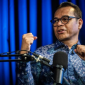 Wamenkomdigi Nezar Patria menekankan pentingnya kolaborasi dalam 
menciptakan AI driven security di Indonesia. (Foto: ANTARA FOTO/BAYU 
PRATAMA S)
