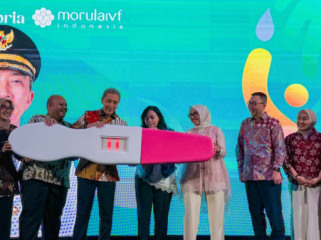 Wali Kota Bogor Dedie A Rachim menghadiri launching embria. (foto: kominfo)