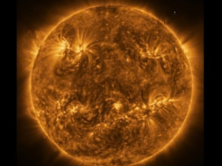 Foto resolusi tinggi Matahari yang diambil Solar Orbiter. (European Space 
Agency (ESA)
