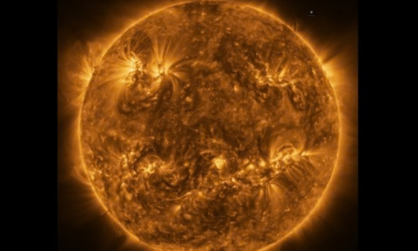 Foto resolusi tinggi Matahari yang diambil Solar Orbiter. (European Space 
Agency (ESA)
