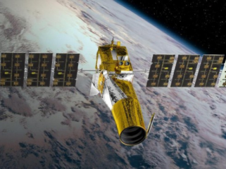 Ilustrasi. Google akan meluncurkan satelit purwarupa Project Suncatcher 
untuk uji coba chip AI di orbit. (Foto: AFP PHOTO / CNES)

