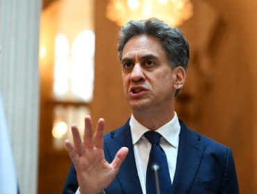 Menteri Luar Negeri Inggris Ed Miliband memperingatkan dunia tentang 
ancaman krisis iklim dan El Nino terhadap keamanan nasional. (Foto: 
AFP/LEON NEAL)
