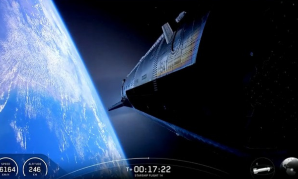 Roket Starship SpaceX Berhasil Capai Orbit Bumi untuk Pertama 
Kalinya (Foto: SpaceX)
